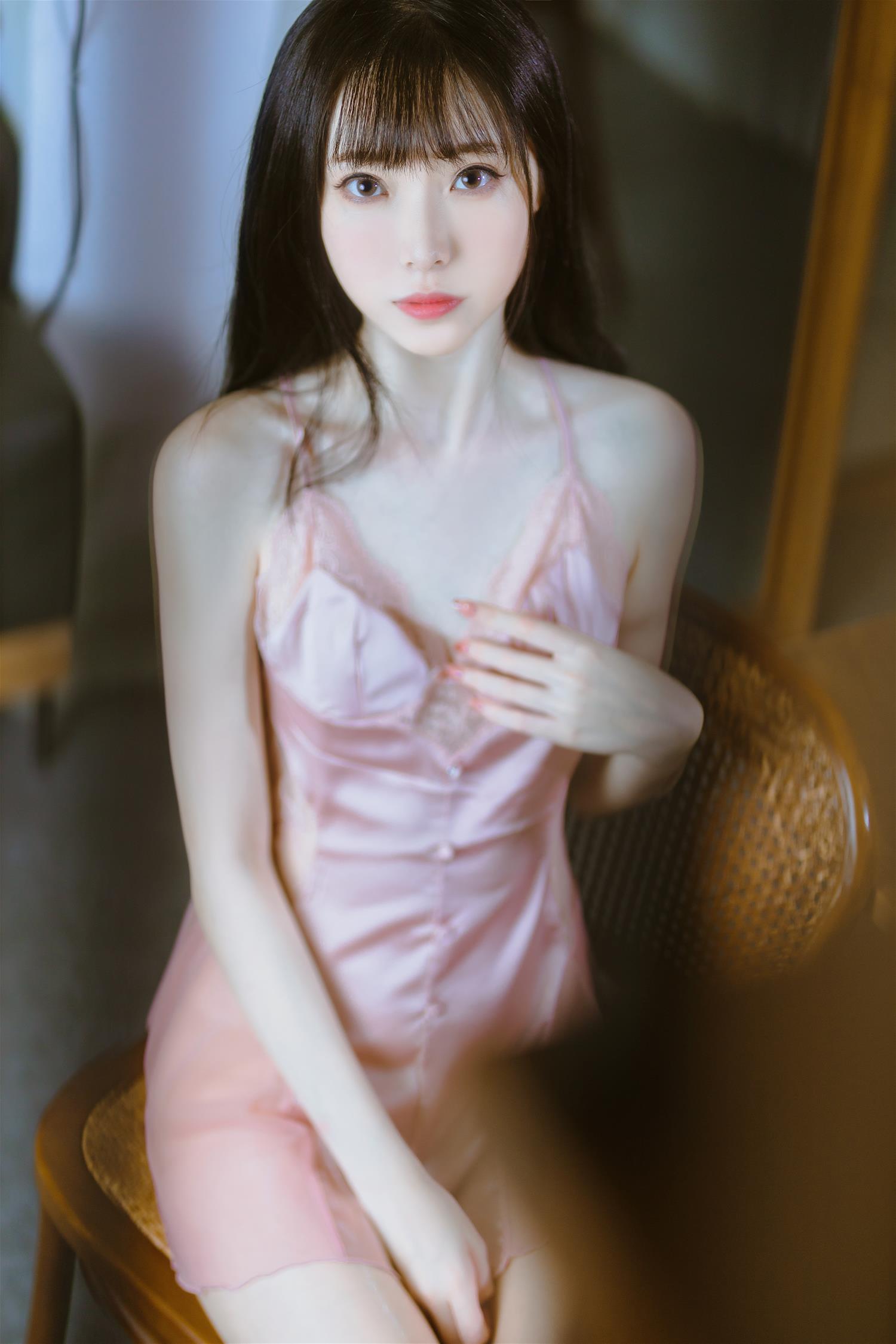 许岚LAN 半透粉纱 [40P-837MB]