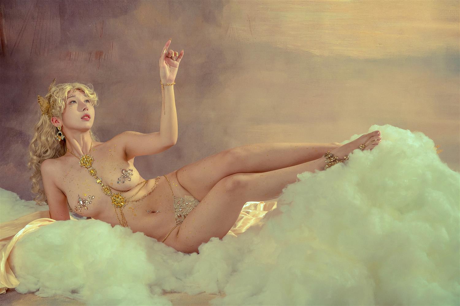 云溪溪 奶桃 Citrine黄水晶 [40P-323MB]