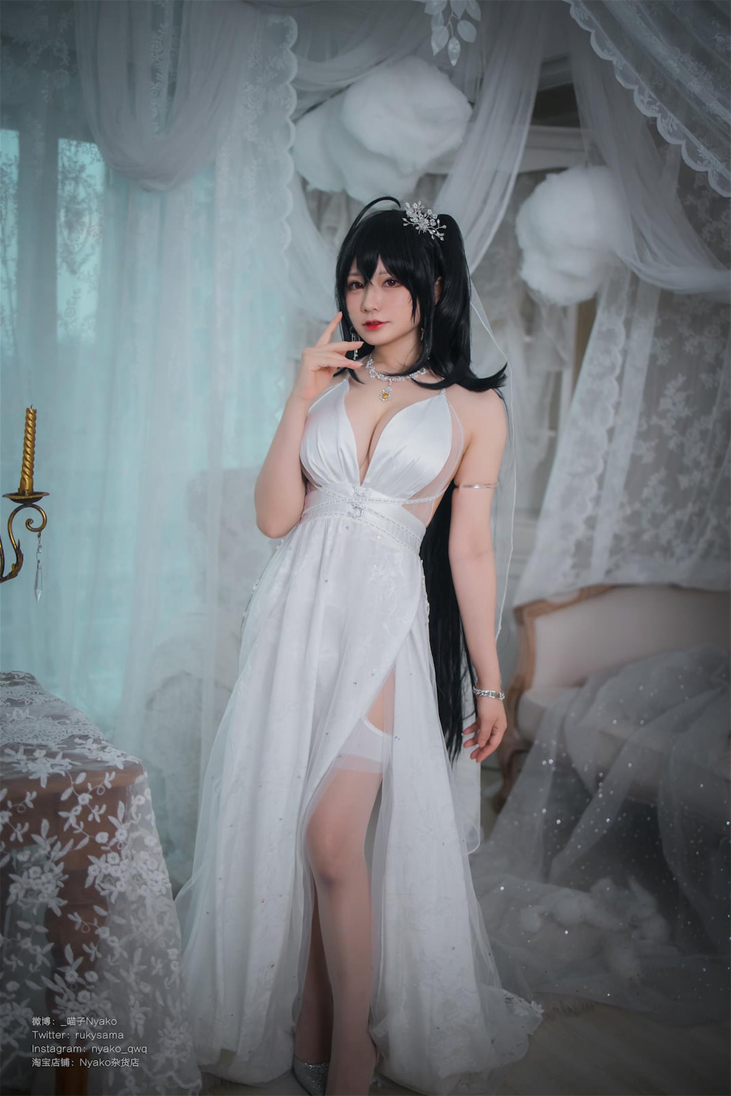 Nyako喵子 大凤纯白婚纱 [65P-236MB]