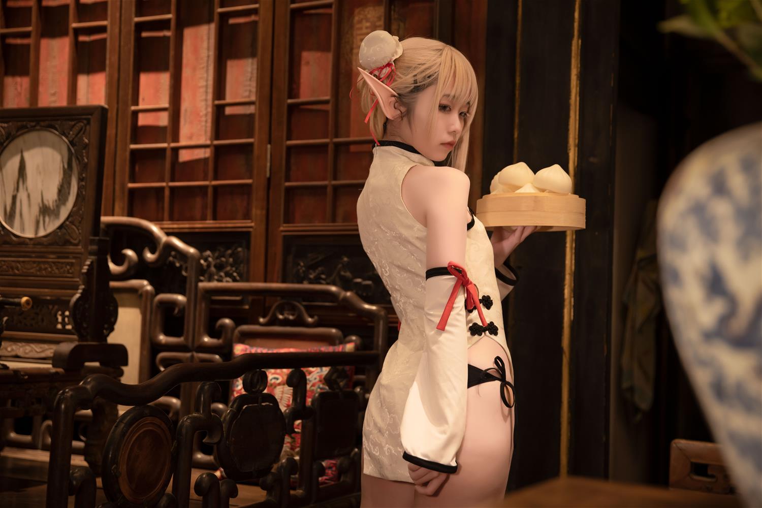 G44不会受伤 水兰儿白旗袍 [25P-300MB]