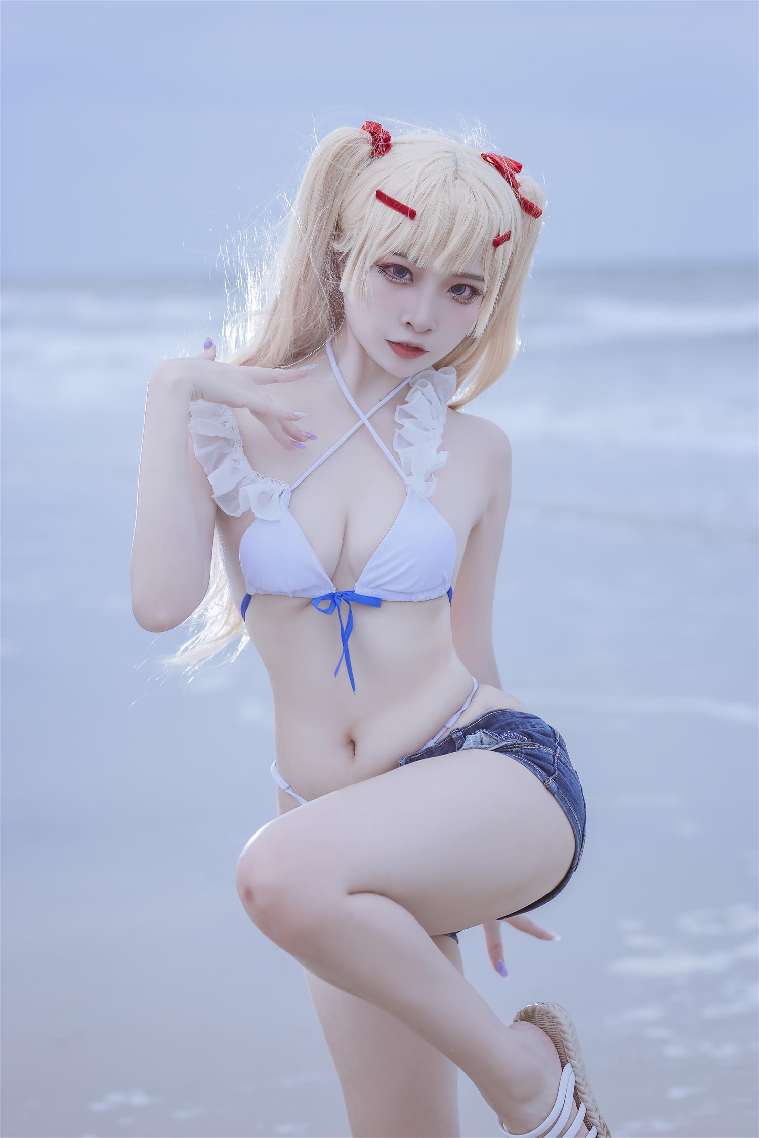 二佐 碧蓝 苏塞克斯泳装 [20P-99MB]