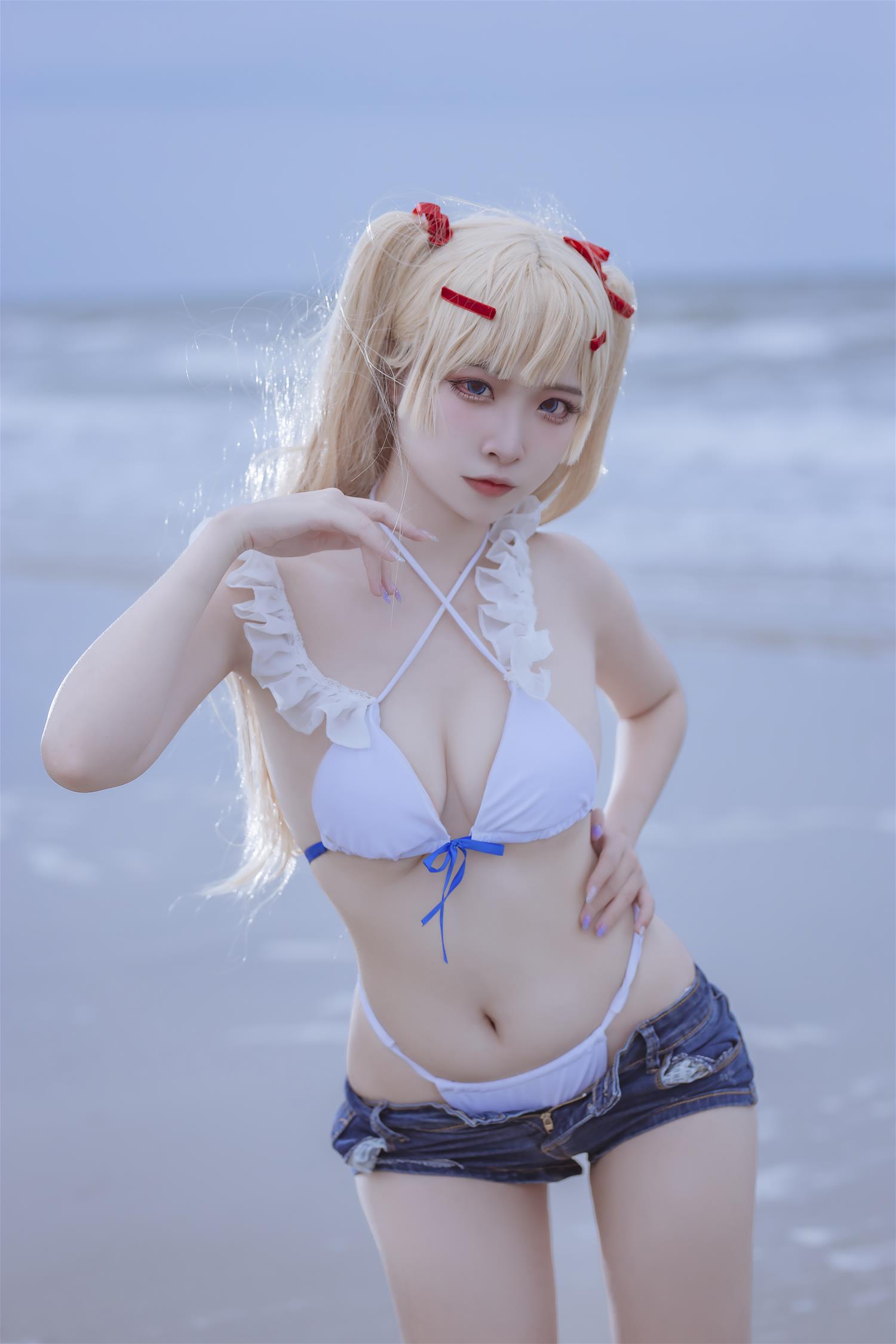 二佐 碧蓝 苏塞克斯泳装 [20P-99MB]