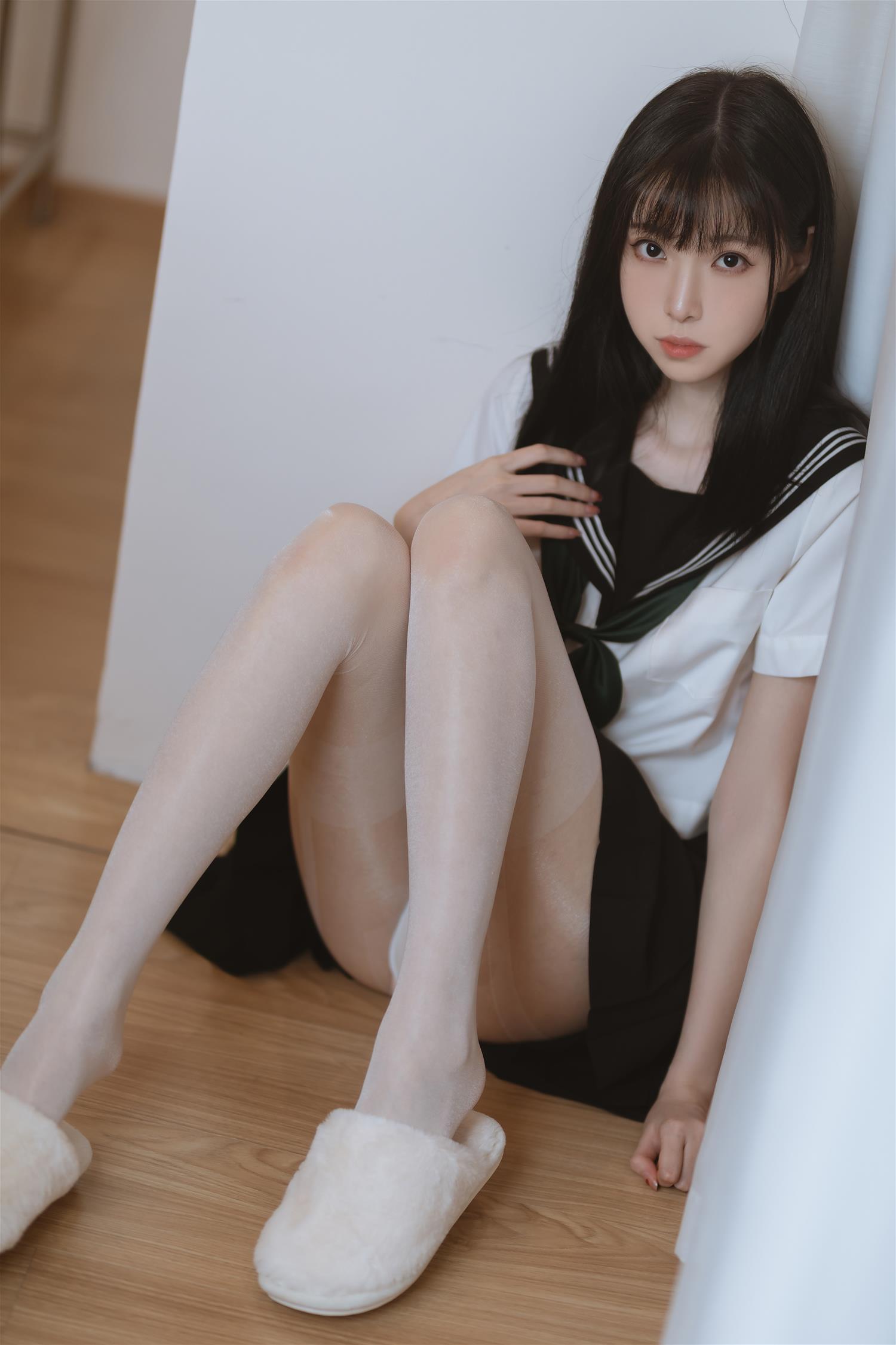 许岚LAN 白丝水手服 [40P-608MB]