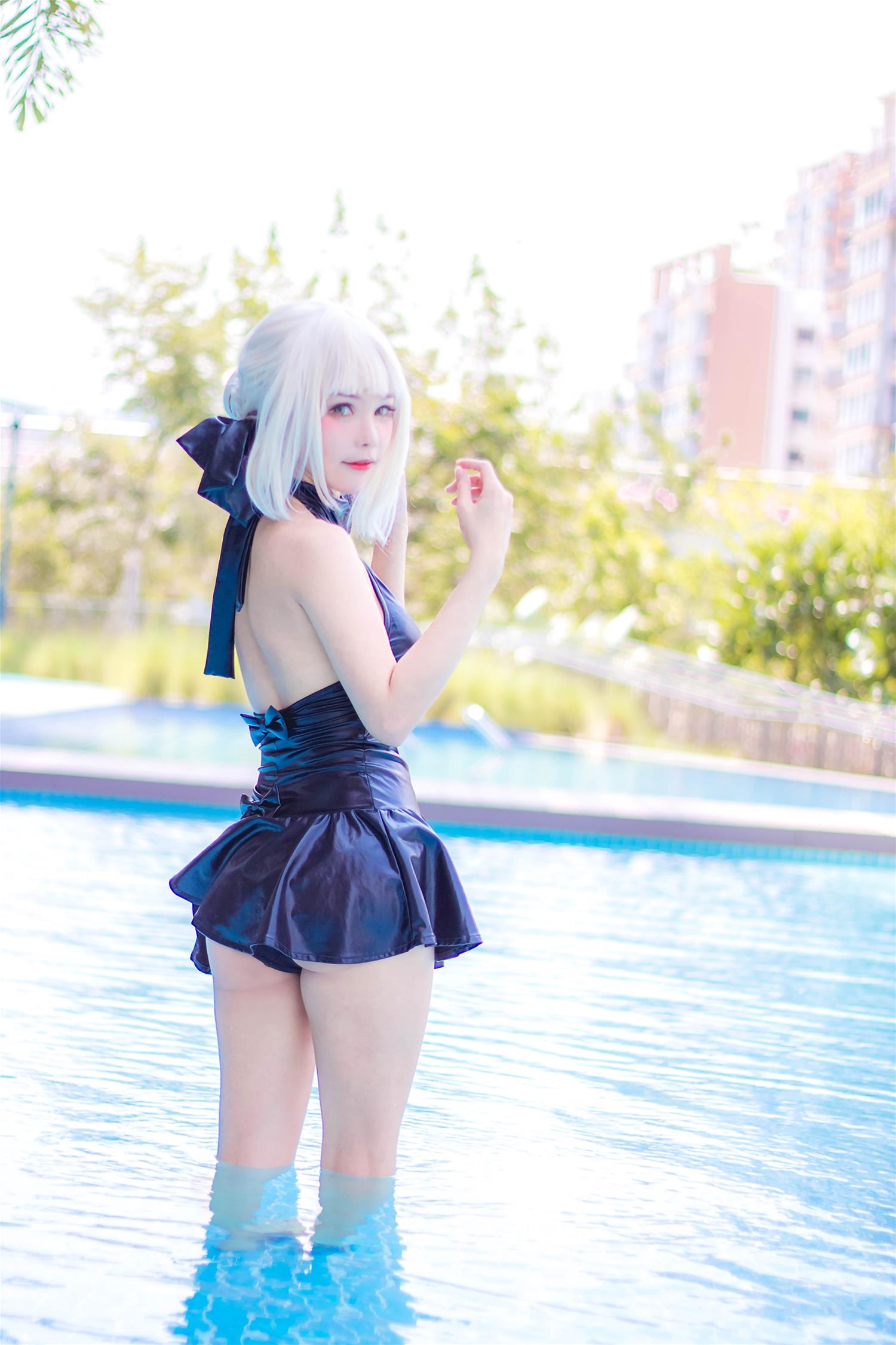 Kitkat Cosplay 9 Saber Alter Swimsuit [29P-102MB]