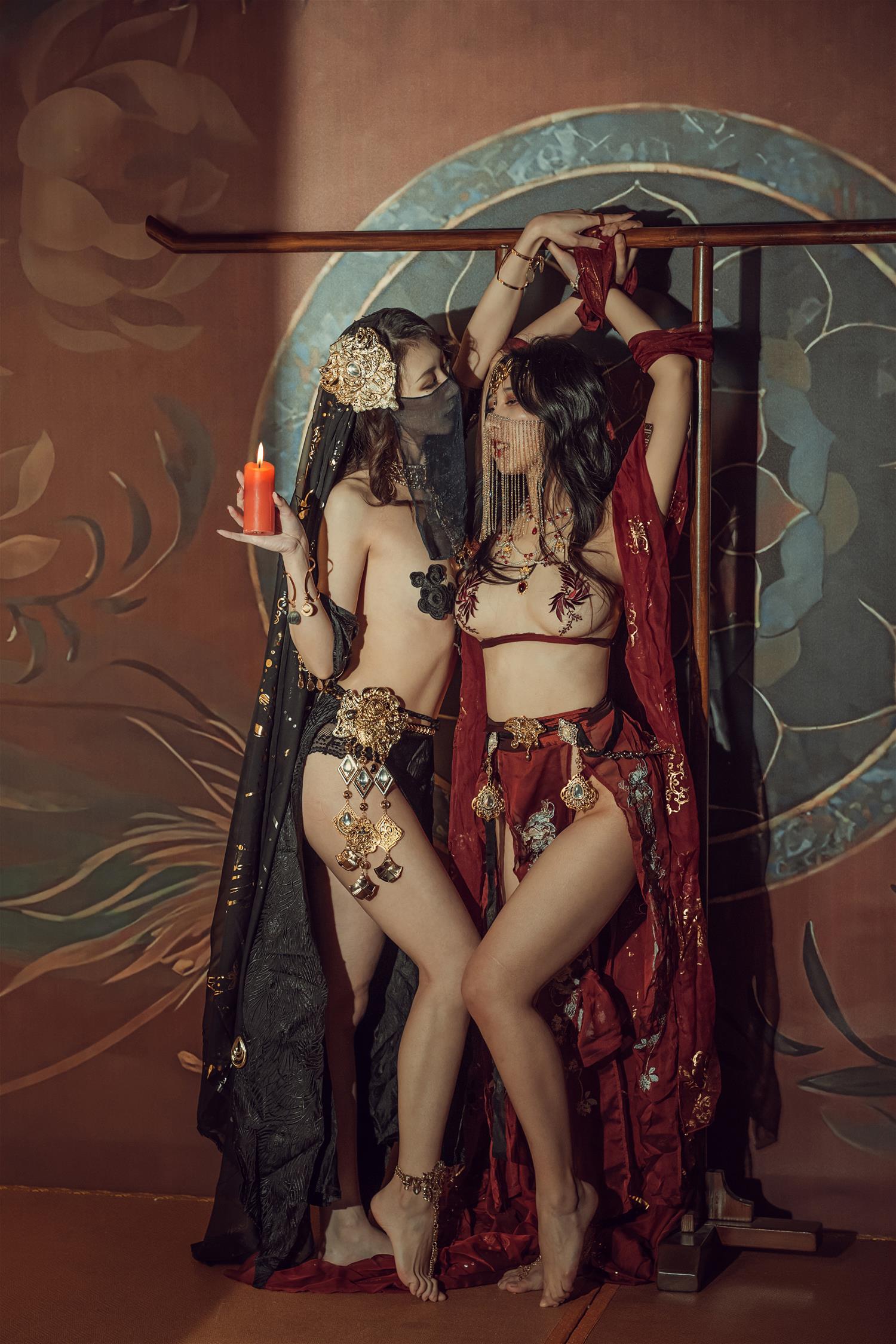 云溪溪 奶桃 双人古风 [50P1V-1.05GB]