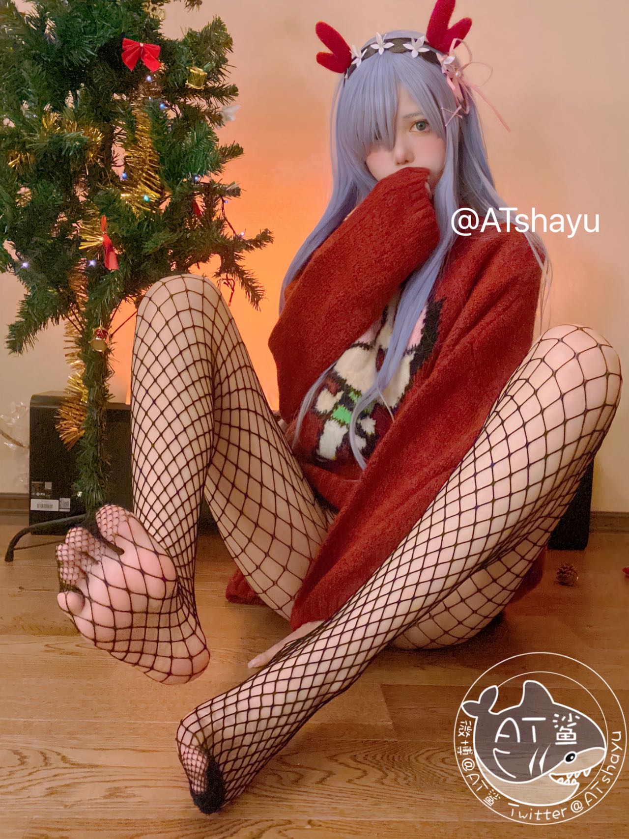 AT鲨 圣诞麋鹿 [26P-7MB]