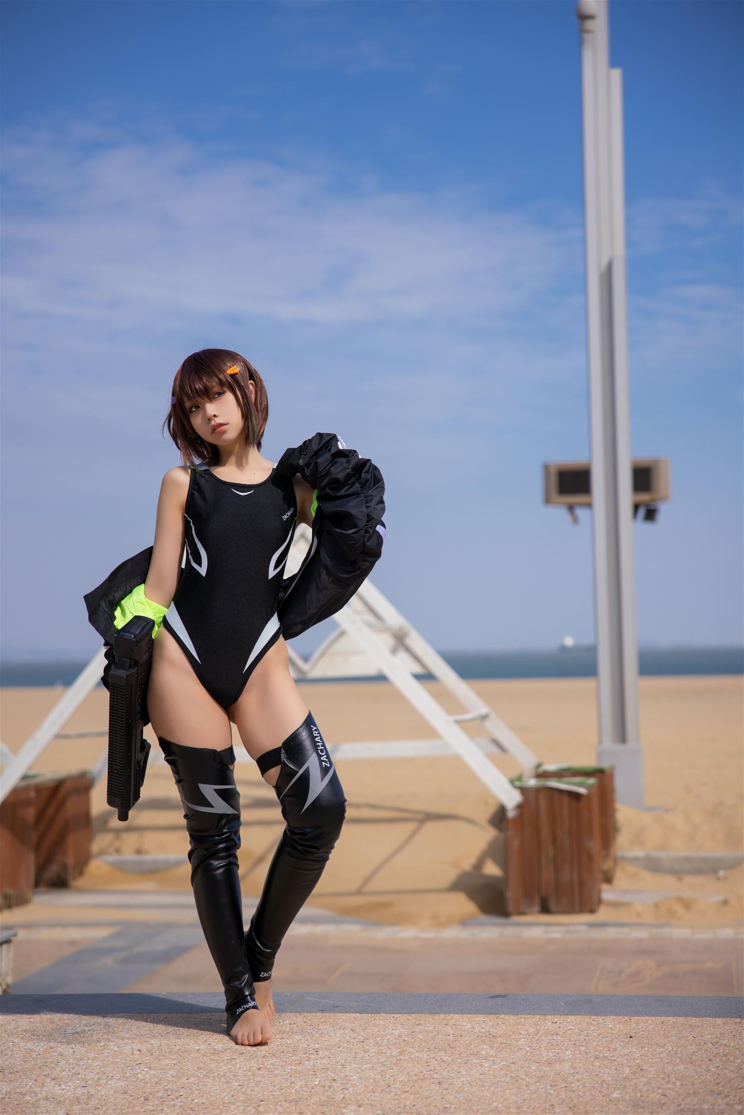 G44不会受伤 水泳部的部長 [57P-643MB]