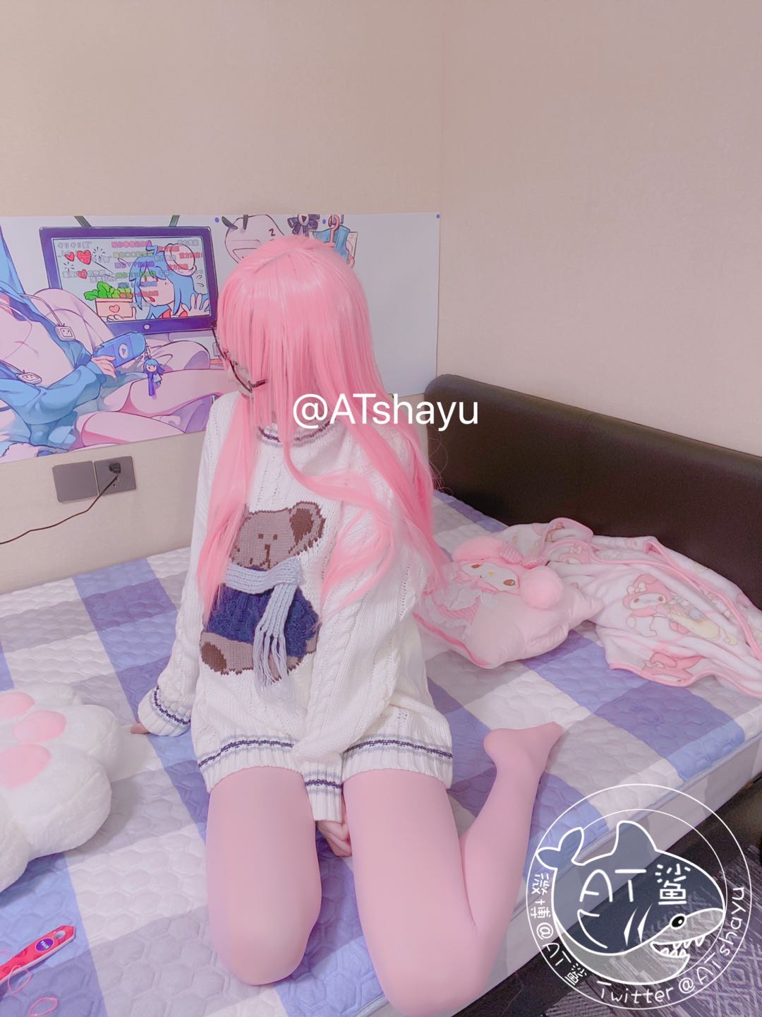 AT鲨 粉色 [48P-7MB]