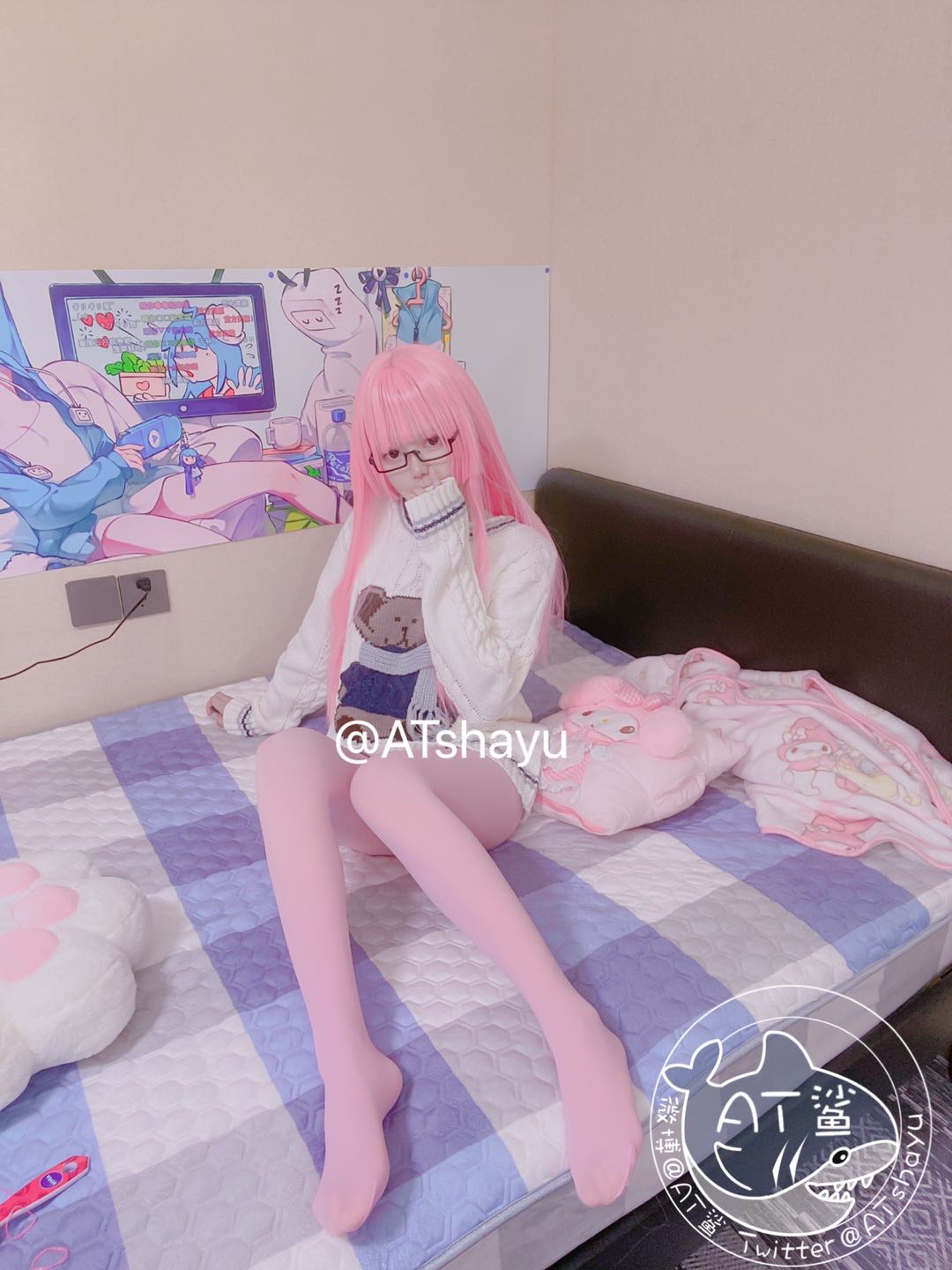 AT鲨 粉色 [48P-7MB]