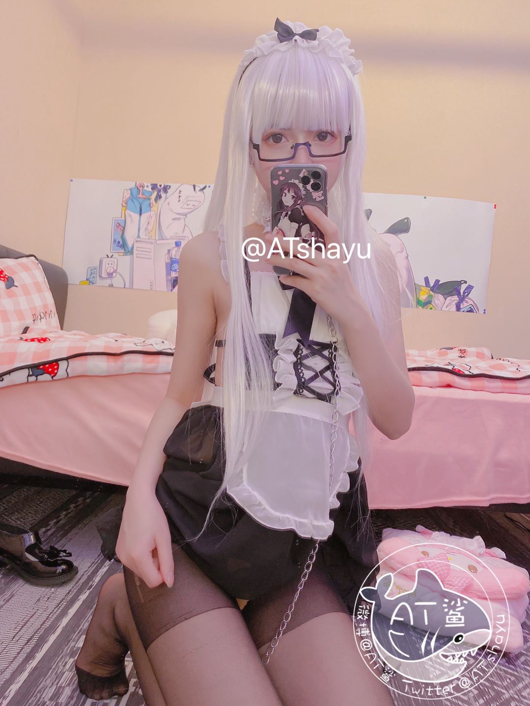 AT鲨 女仆开档袜 [43P-7MB]