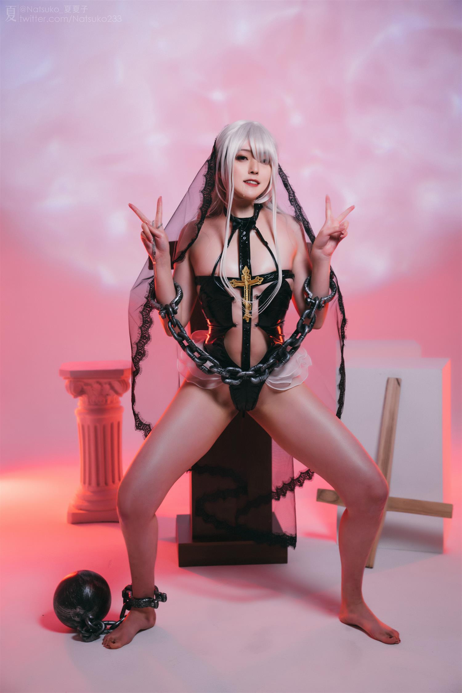 Natsuko夏夏子 反差修女 [40P1V-499MB]