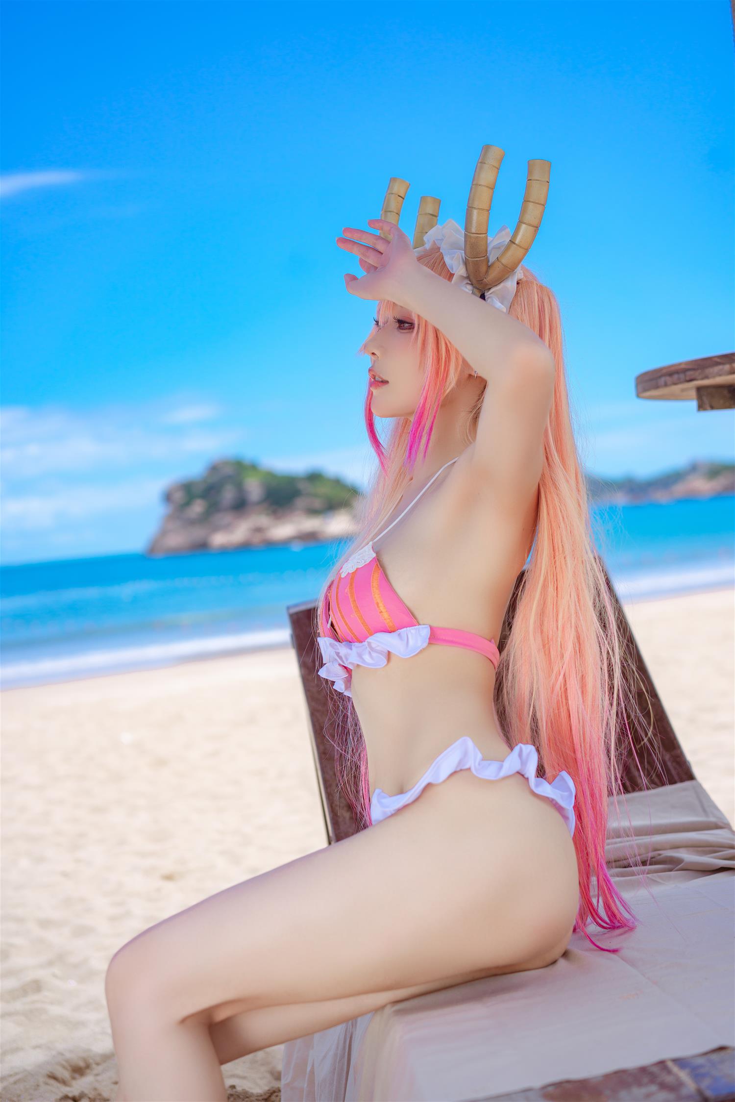 阿包也是兔娘 10月舰长图 龙女仆泳装 [23P-507MB]