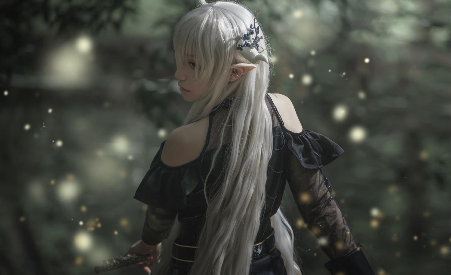 Cien恩恩 明日方舟闪灵 [14P-37MB]