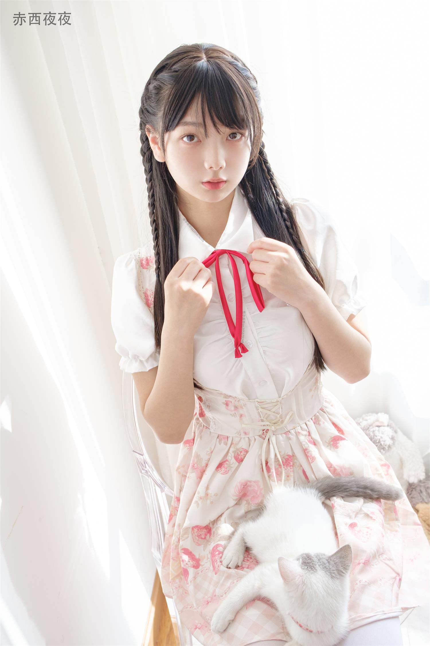 稚乖画册 晴空-007 夜夜 白丝JK [81P1V-3.22GB]