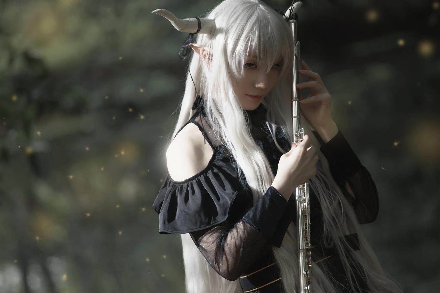 Cien恩恩 明日方舟闪灵 [14P-37MB]