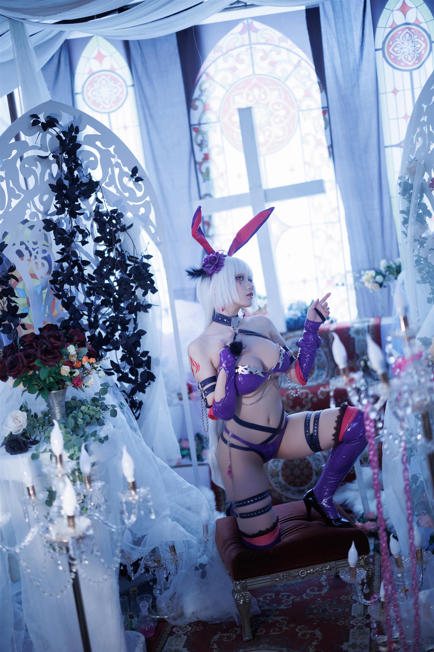 Cien恩恩 黑贞兔女郎泳装 [30P-136MB]