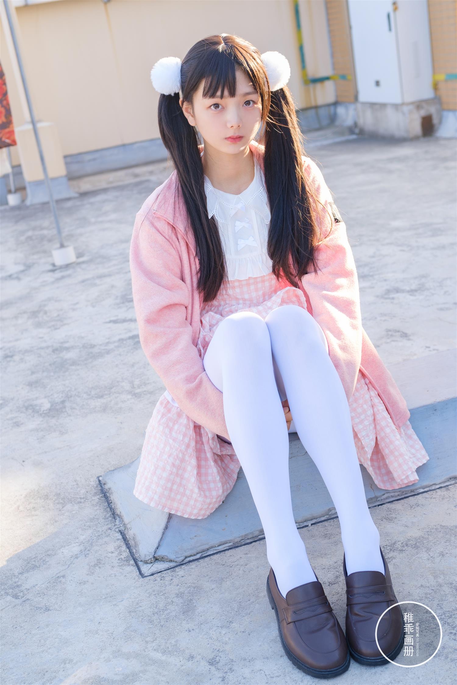 稚乖画册 晴空-006 夜夜 天台粉裙 [82P-0.98GB]