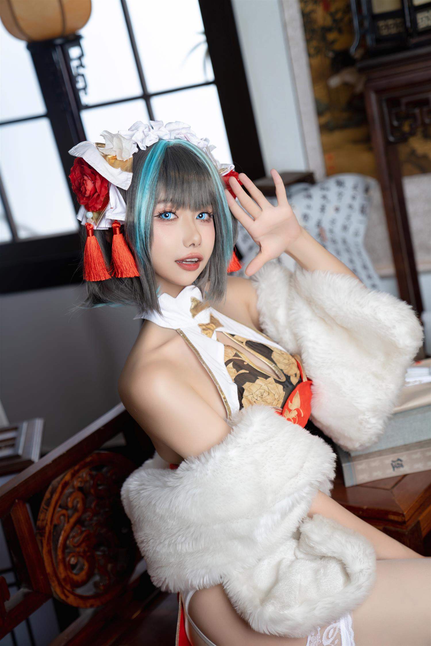 Momoko葵葵 柴郡本 旗袍 [36P-332MB]