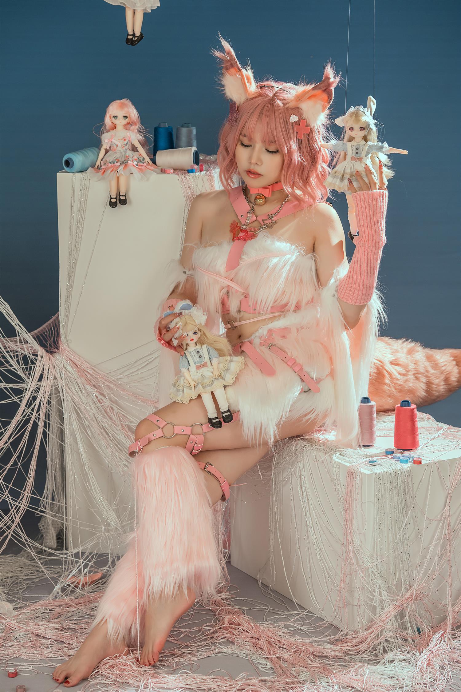 七月喵子 幻想兽娘集日食 蒂迟亚希 [24P-303MB]