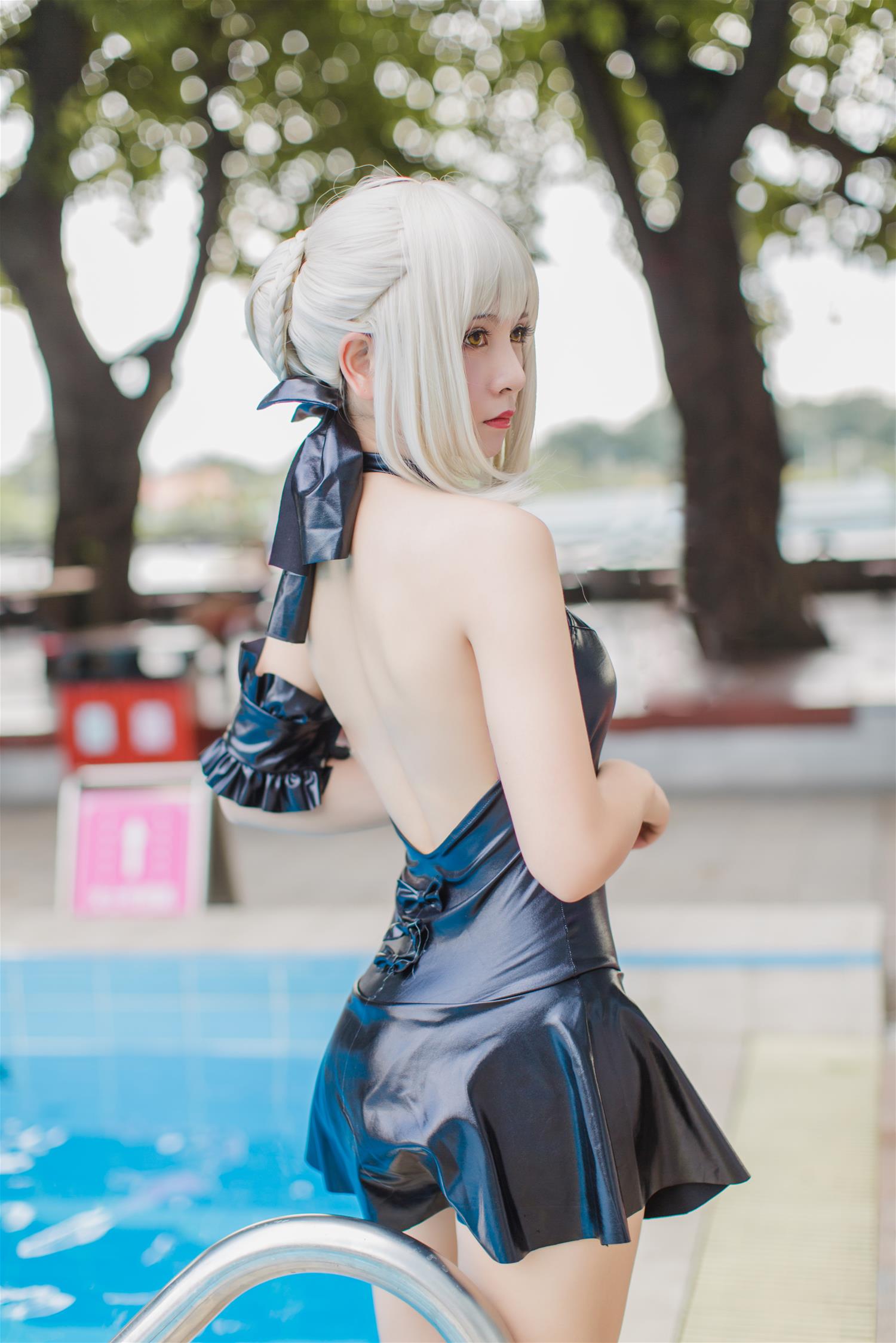 秋山AkI 水着黑SABER [30P-245MB]