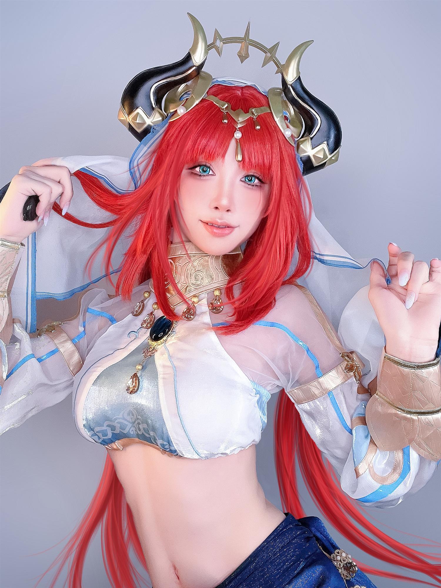 水淼aqua 原神妮露 [26P-53MB]