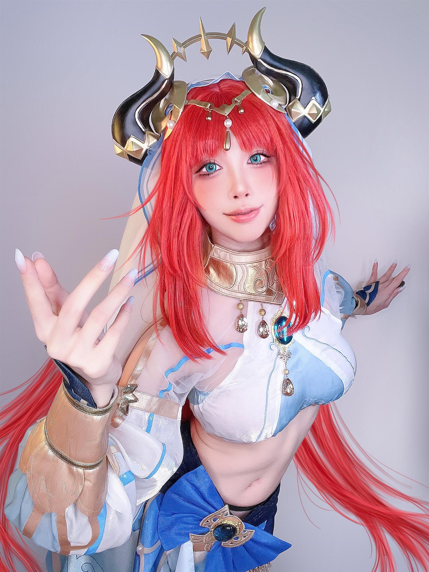 水淼aqua 原神妮露 [26P-53MB]