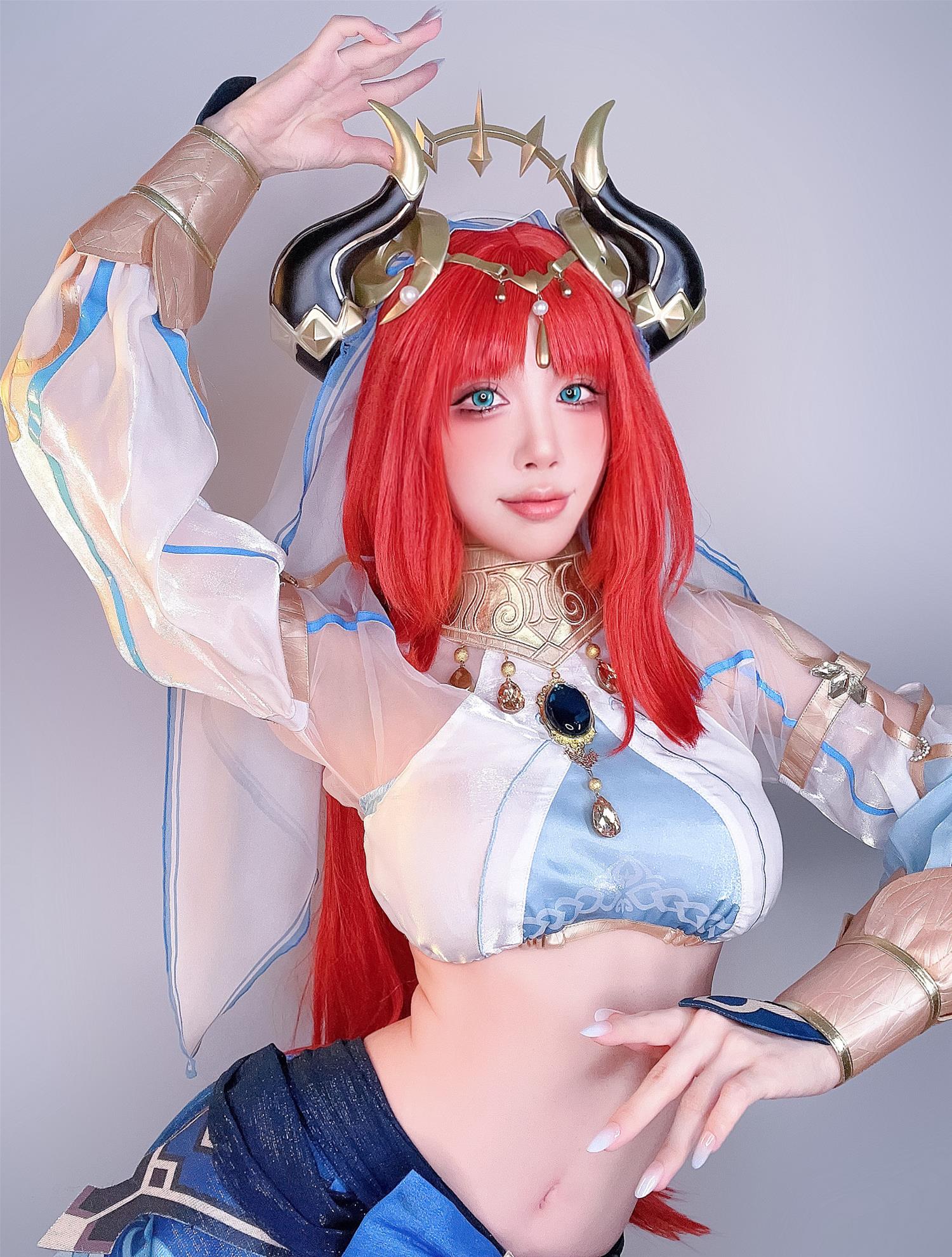 水淼aqua 原神妮露 [26P-53MB]