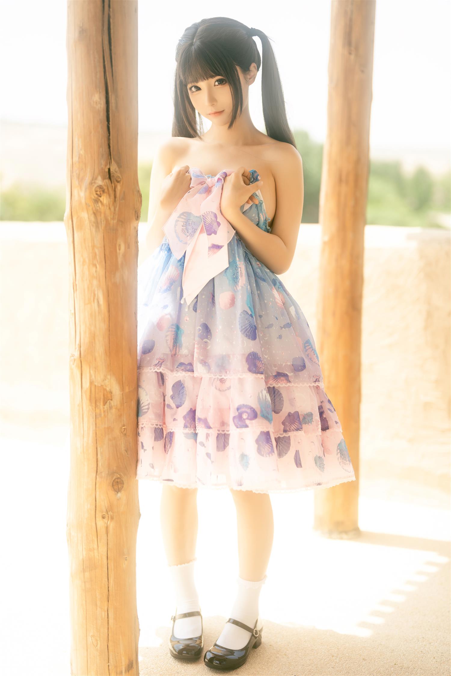 蠢沫沫 可爱粉裙 [13P-118MB]