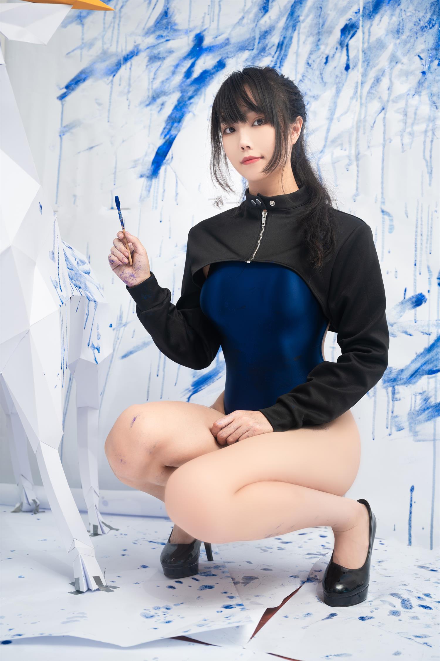 汪知子 蓝色闪粉 [35P-480MB]