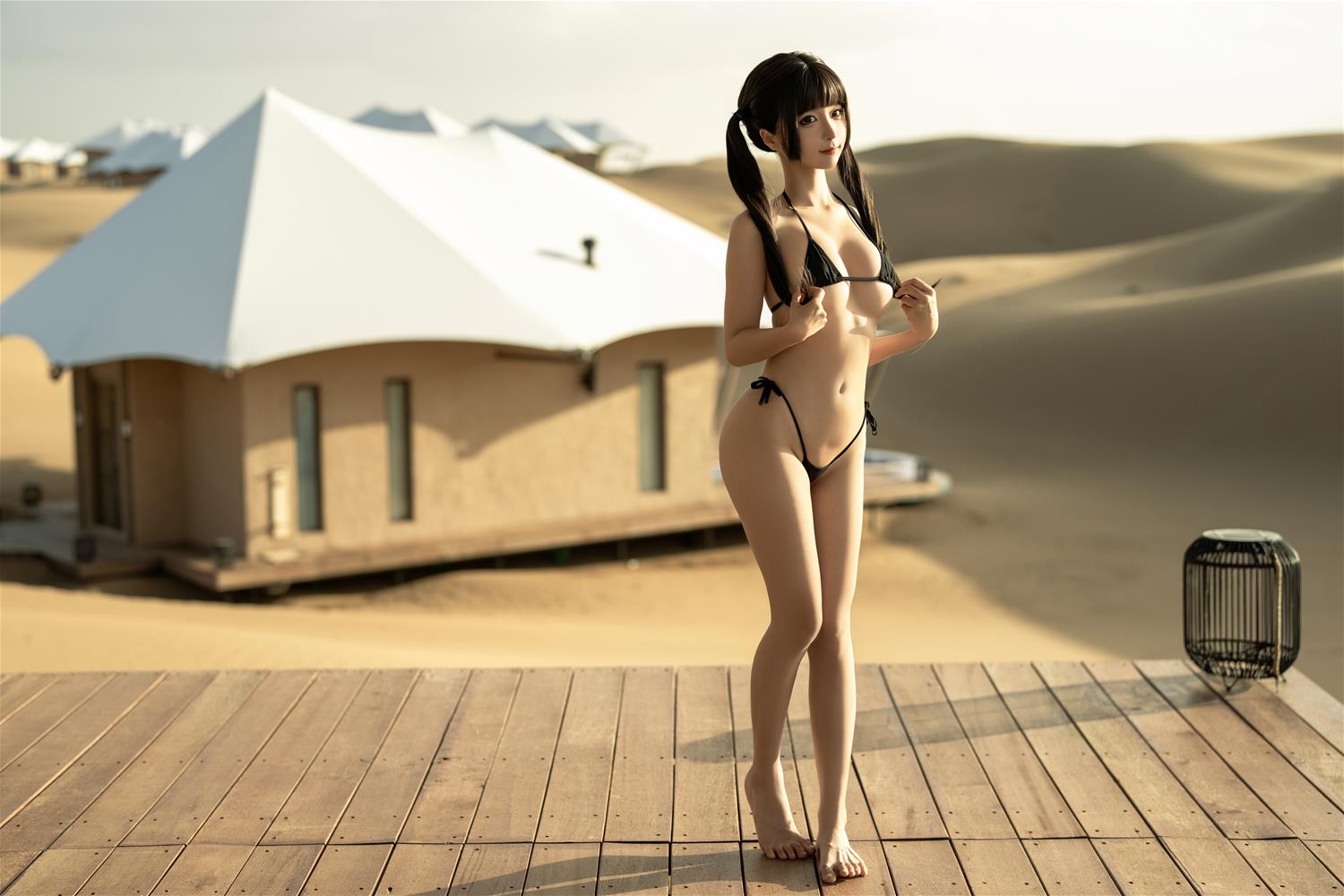 蠢沫沫 沙漠比基尼 [13P-114MB]
