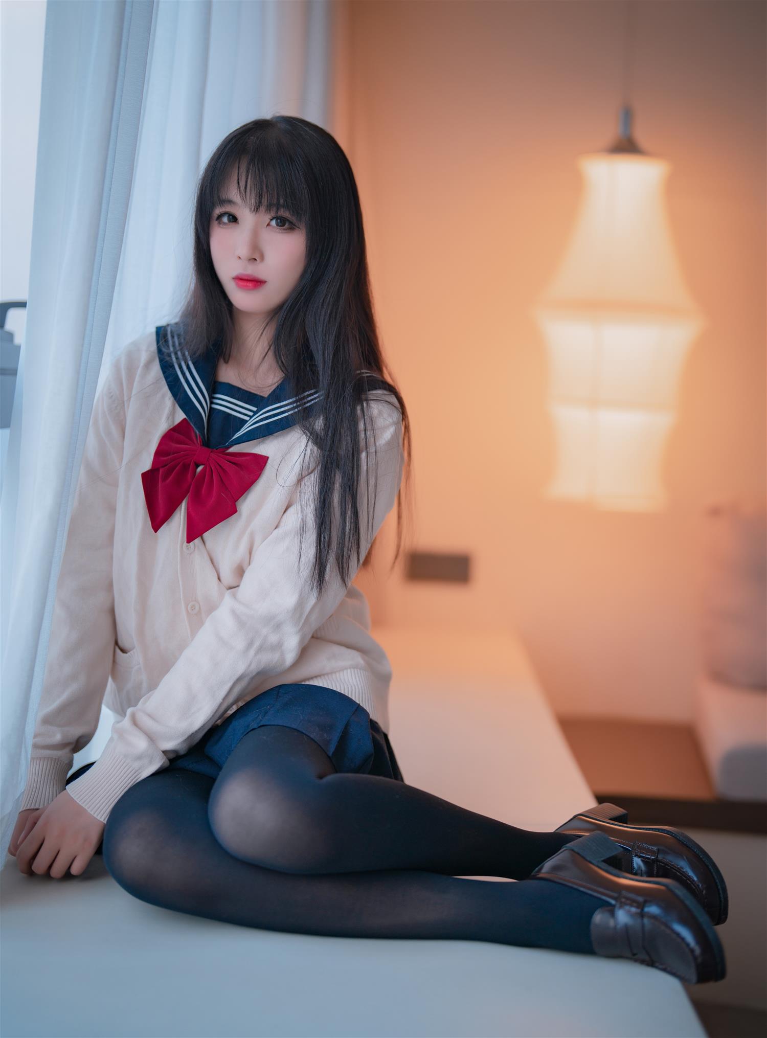 轩萧学姐 JK厚裤袜 [44P-167MB]