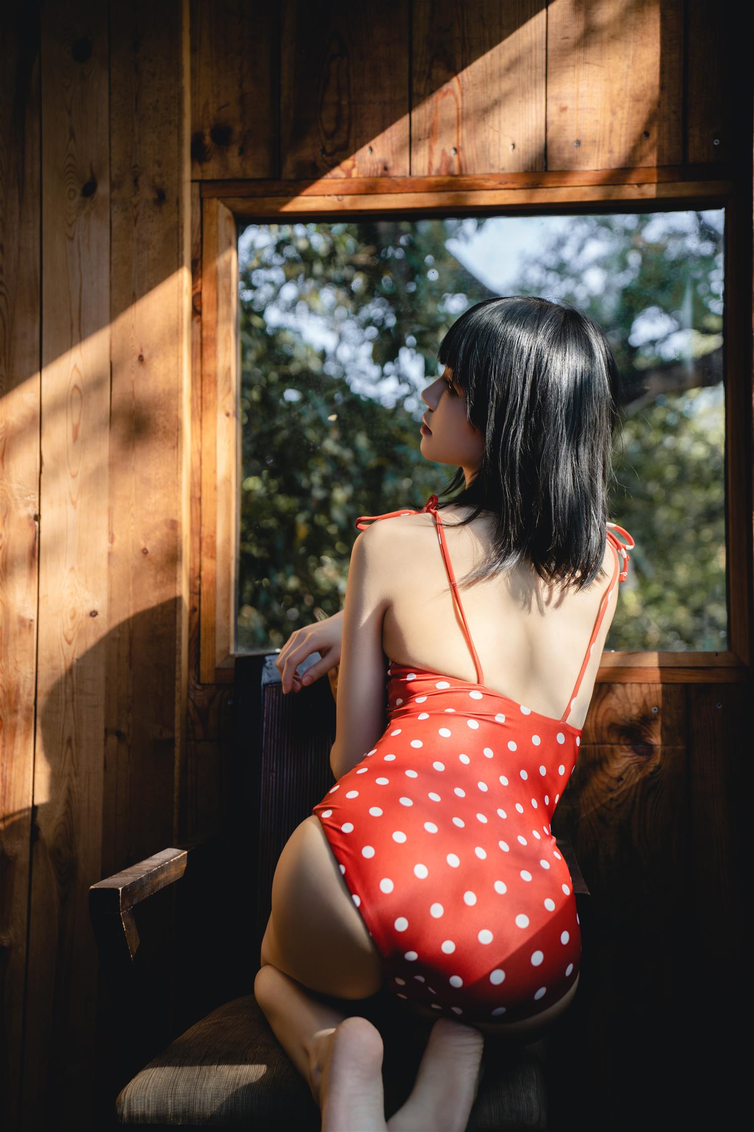 桜桃喵 红波点 [45P-311MB]