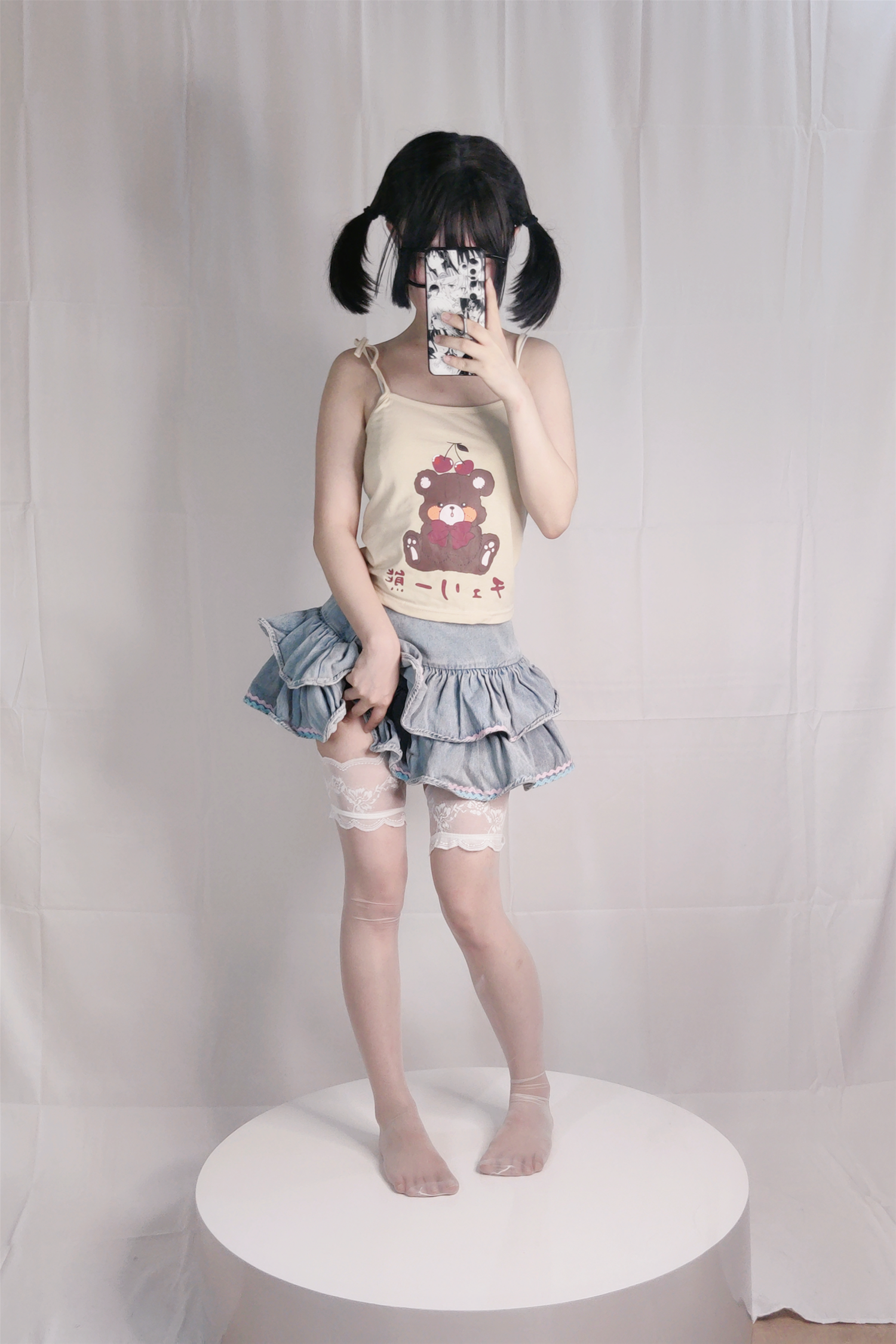 神沢永莉 绫蛋糕裙吊带袜汐 [22P-60MB]