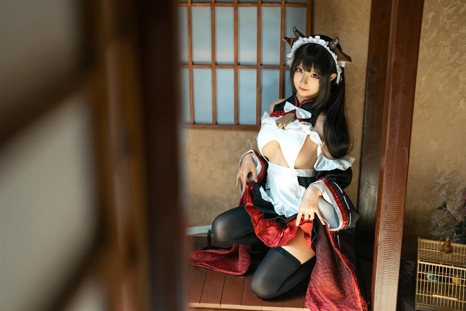 蠢沫沫 牛牛女仆 [15P-143MB]