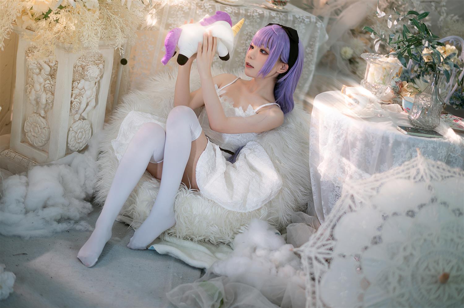 王胖胖u 独角兽睡衣 [11P-47MB]