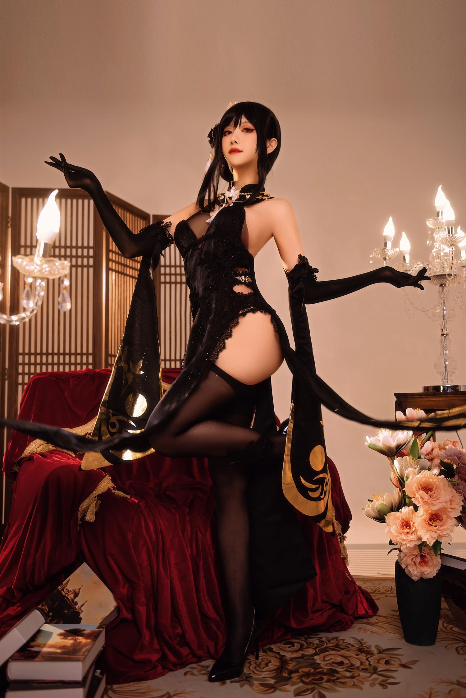 Shika小鹿鹿 碧蓝航线镇海 奇奢花苑 [28P-182MB]