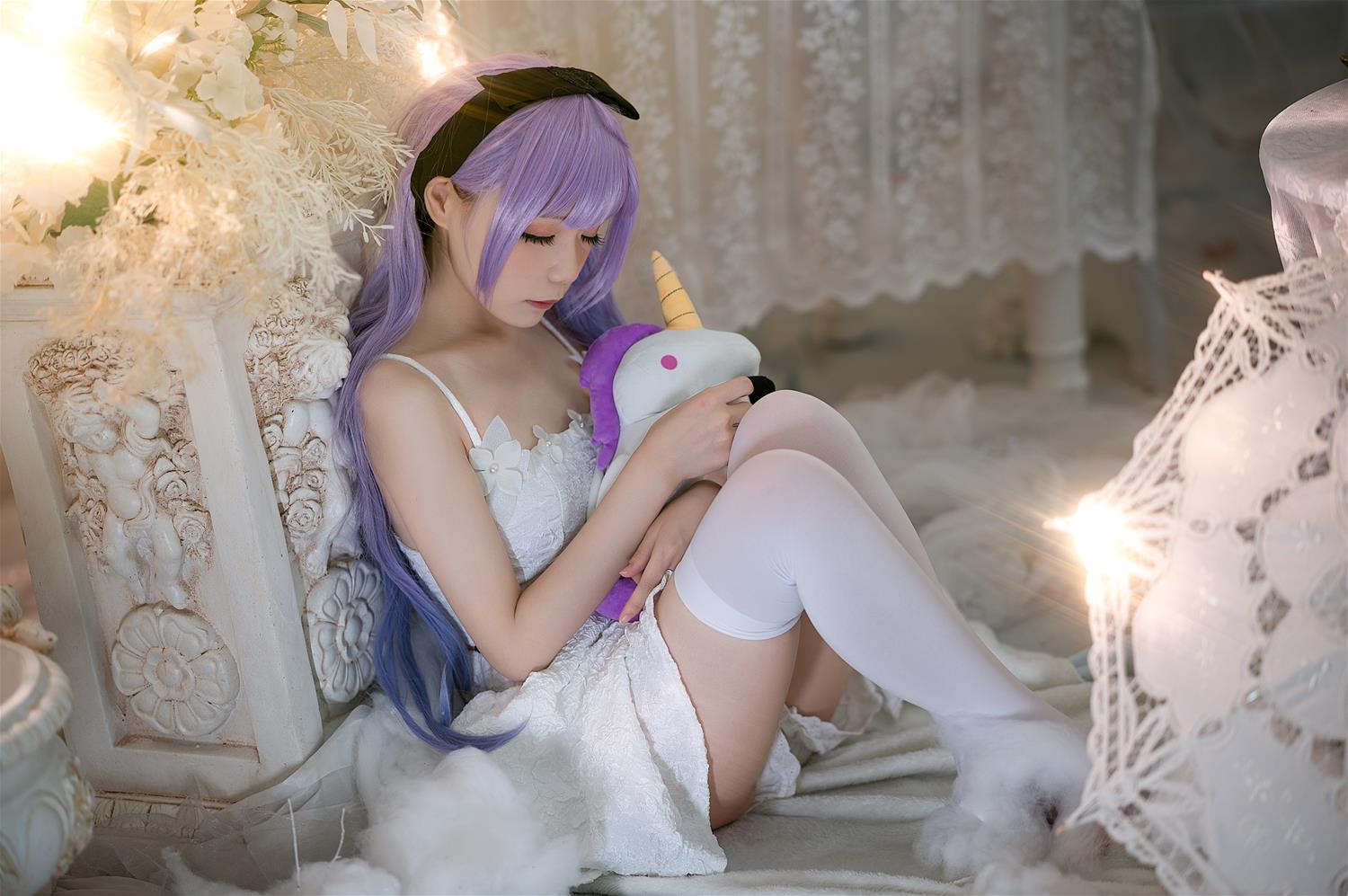 王胖胖u 独角兽睡衣 [11P-47MB]