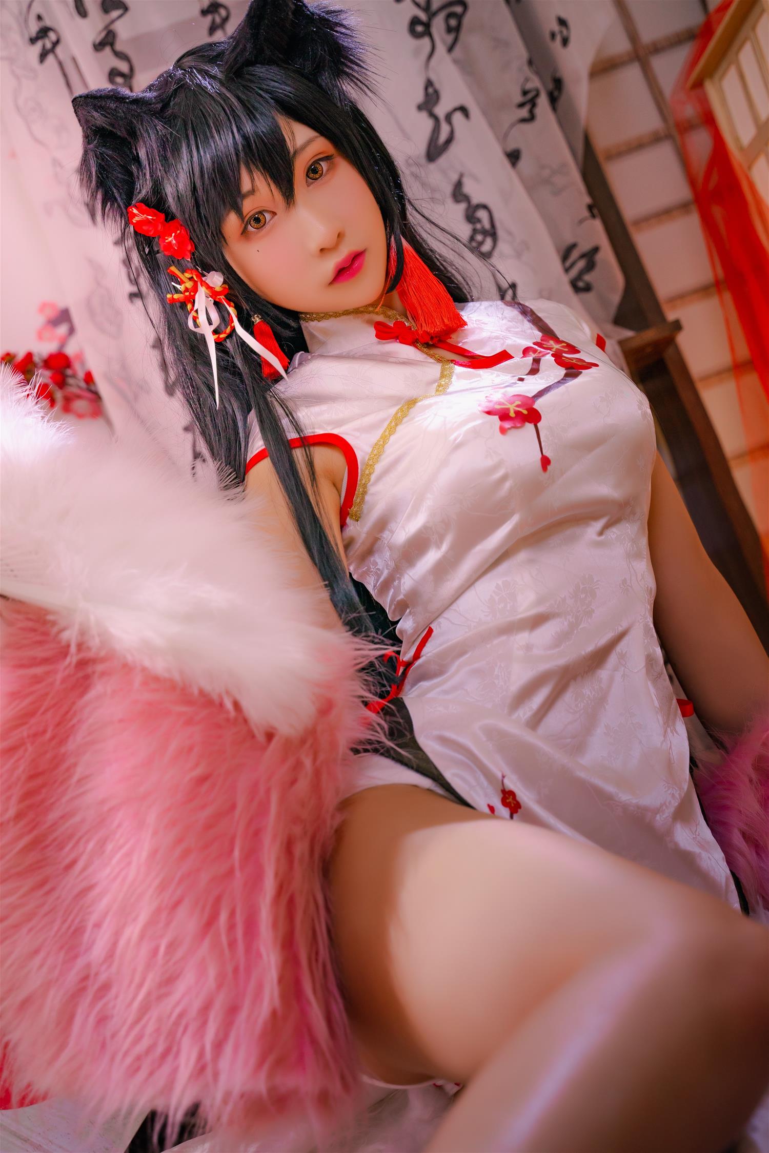 可可老师 爱宕高雄旗袍双人 [46P-351MB]