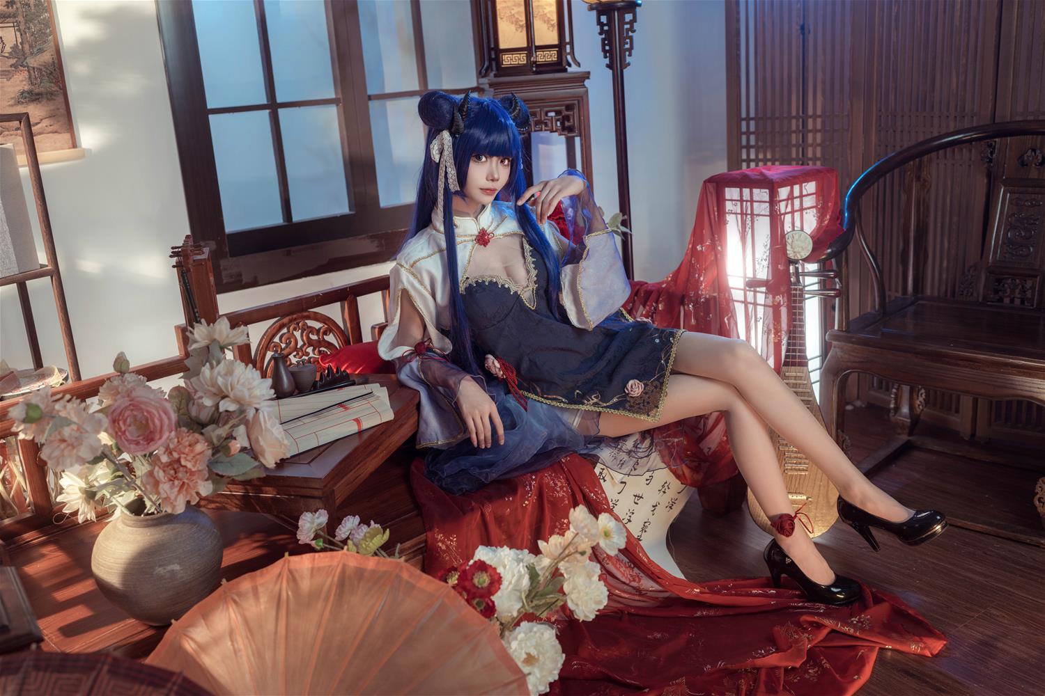 艾西aiwest 伊吹新年旗袍 [35P-909MB]