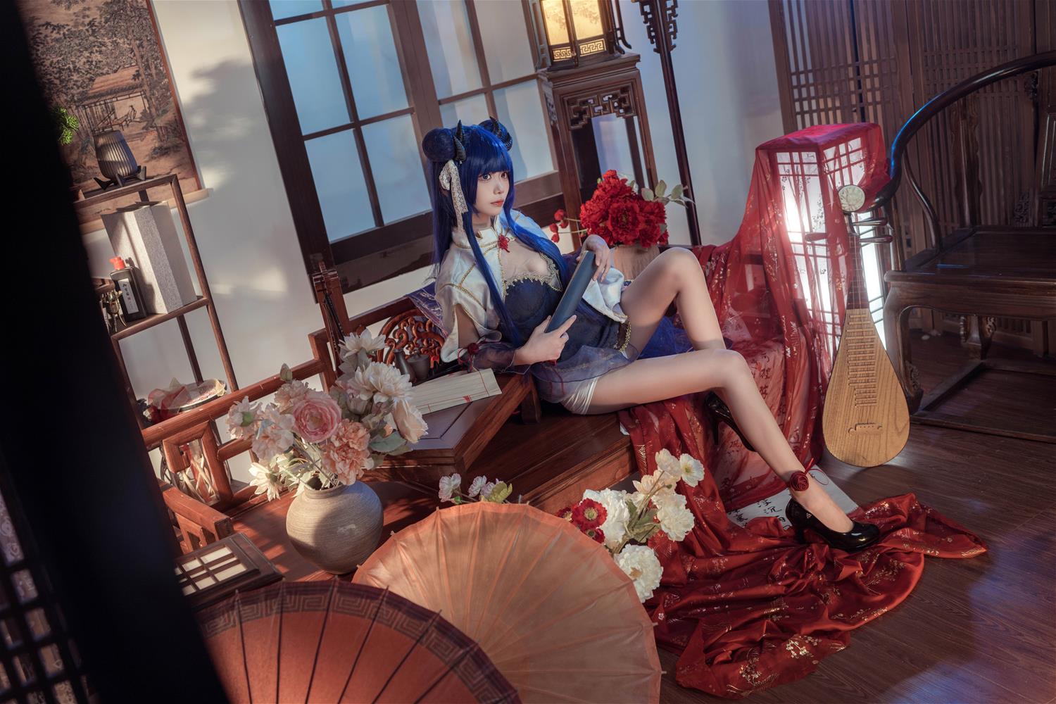 艾西aiwest 伊吹新年旗袍 [35P-909MB]