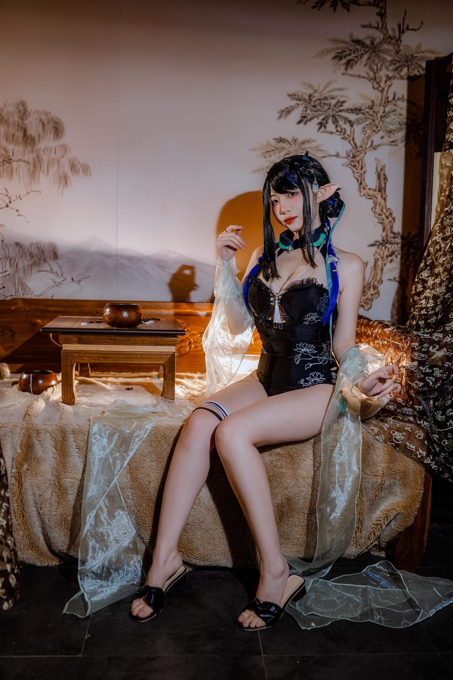 二佐 泰拉夏日纪事 方舟夜半泳装 [32P-386MB]