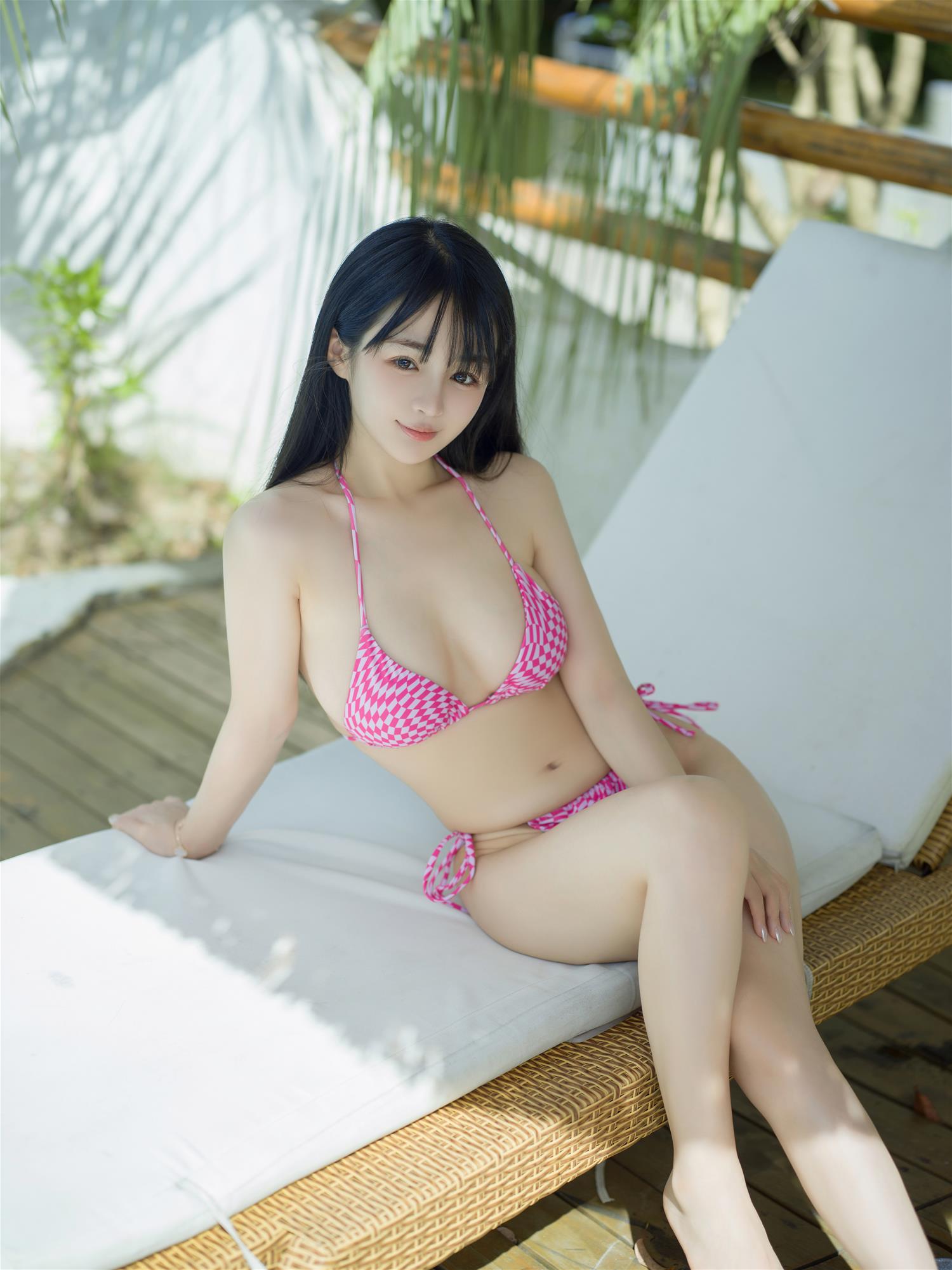 桜井宁宁 粉色比基尼 微风 [50P-376MB]