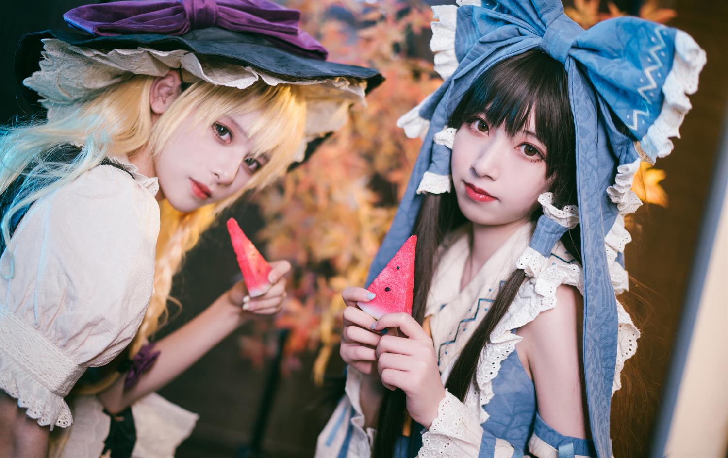 腥味猫罐 魔理沙 &渡边芥子 青灵梦 [15P-120MB]