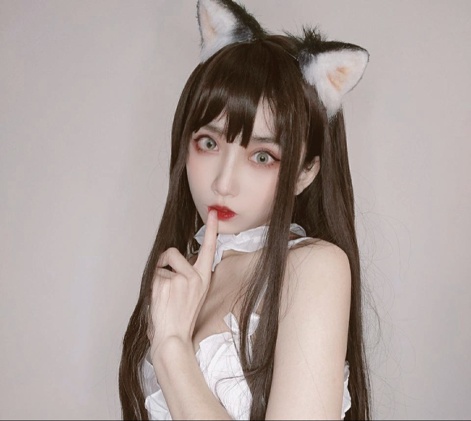 清颜真德秀 – 白色内衣猫耳 [21P]