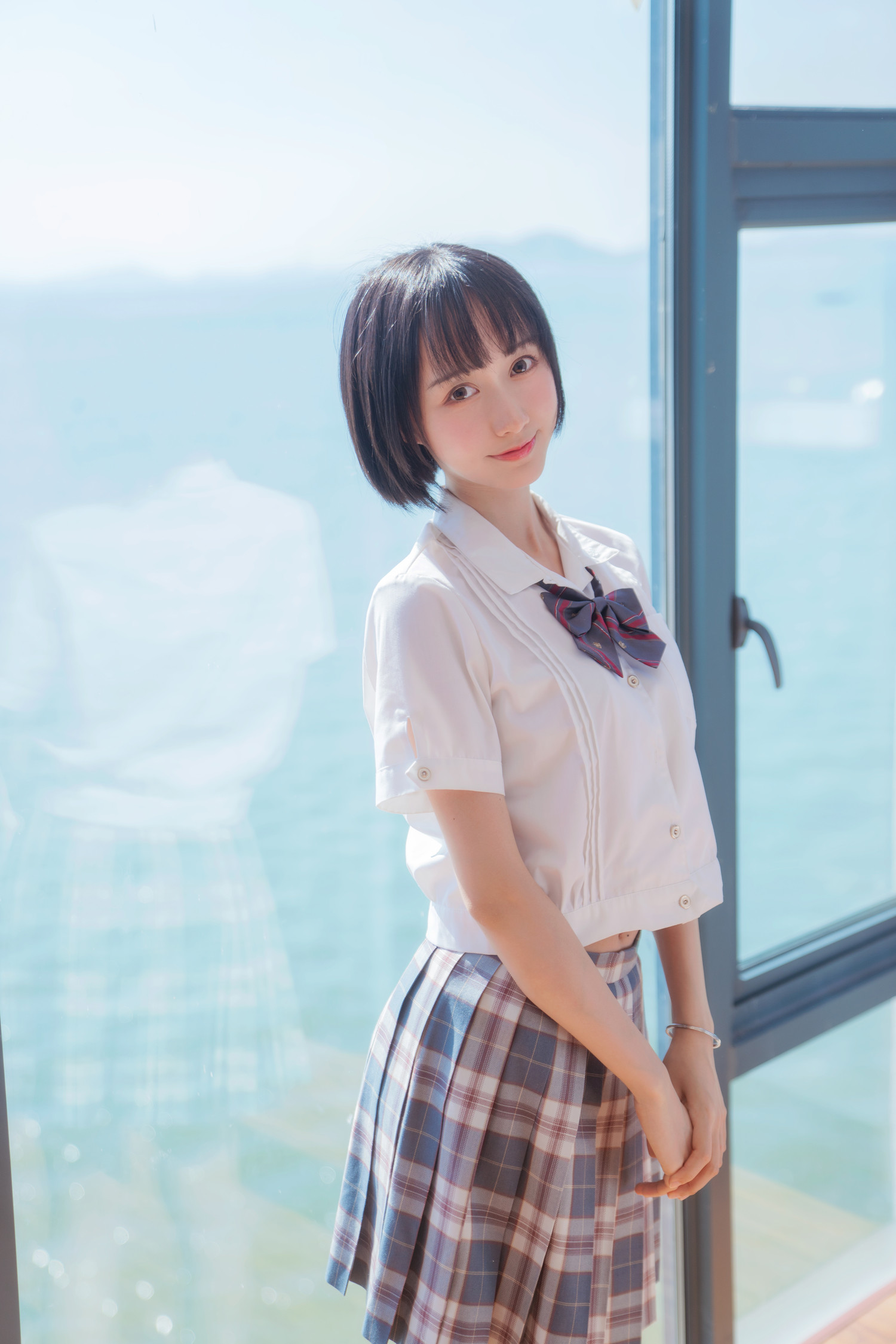 木绵绵OwO – JK少女与海 [61P]