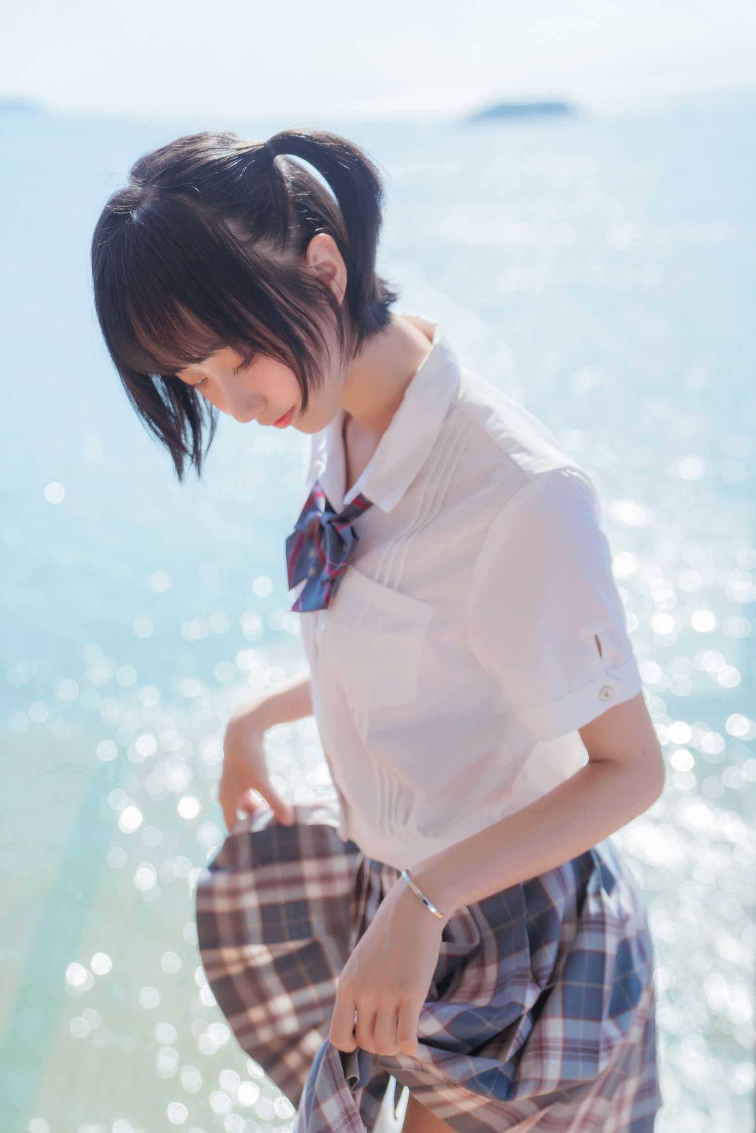 木绵绵OwO - JK少女与海 [61P]