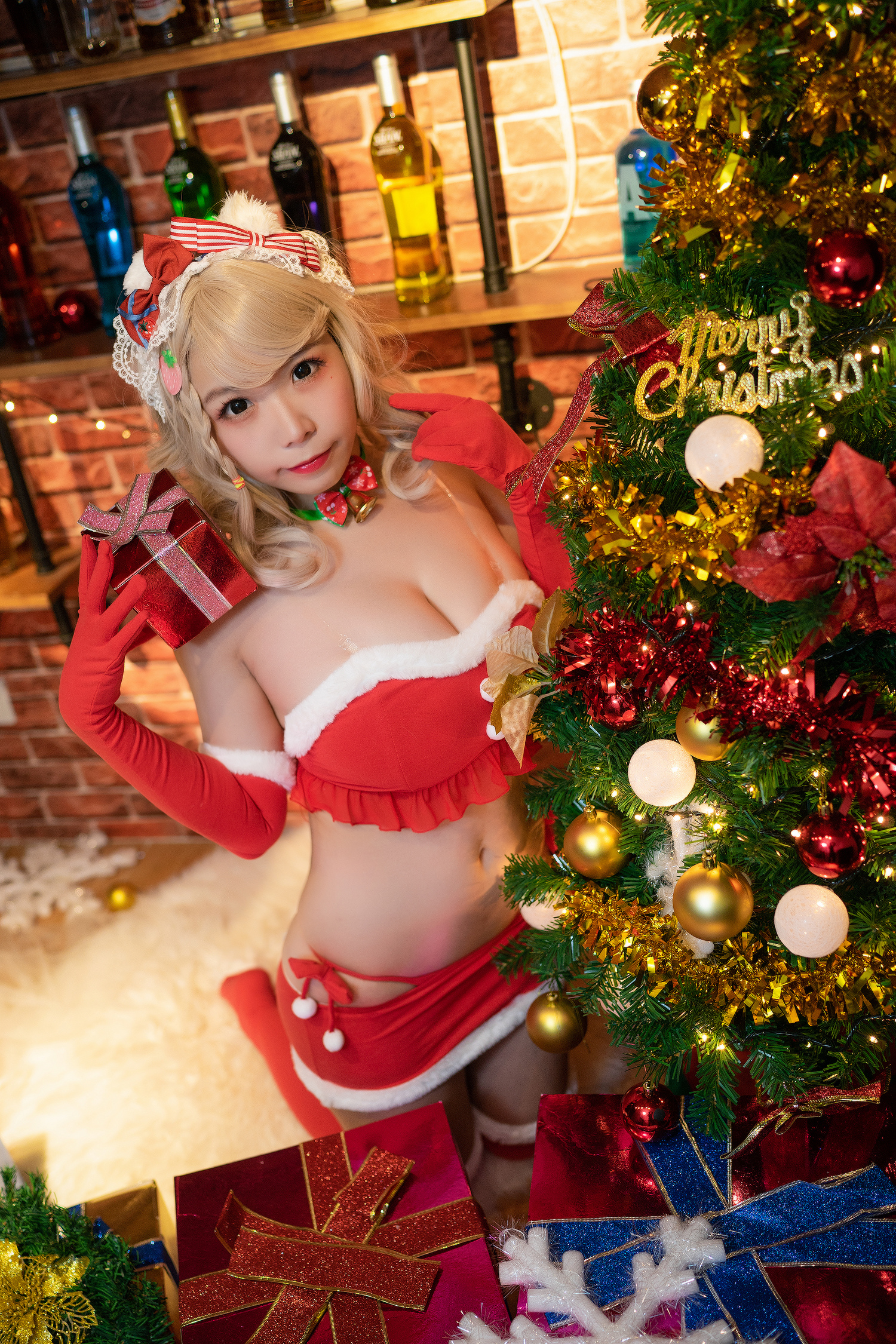 无颜小天使wy – 歪萌圣诞特辑 [13P]