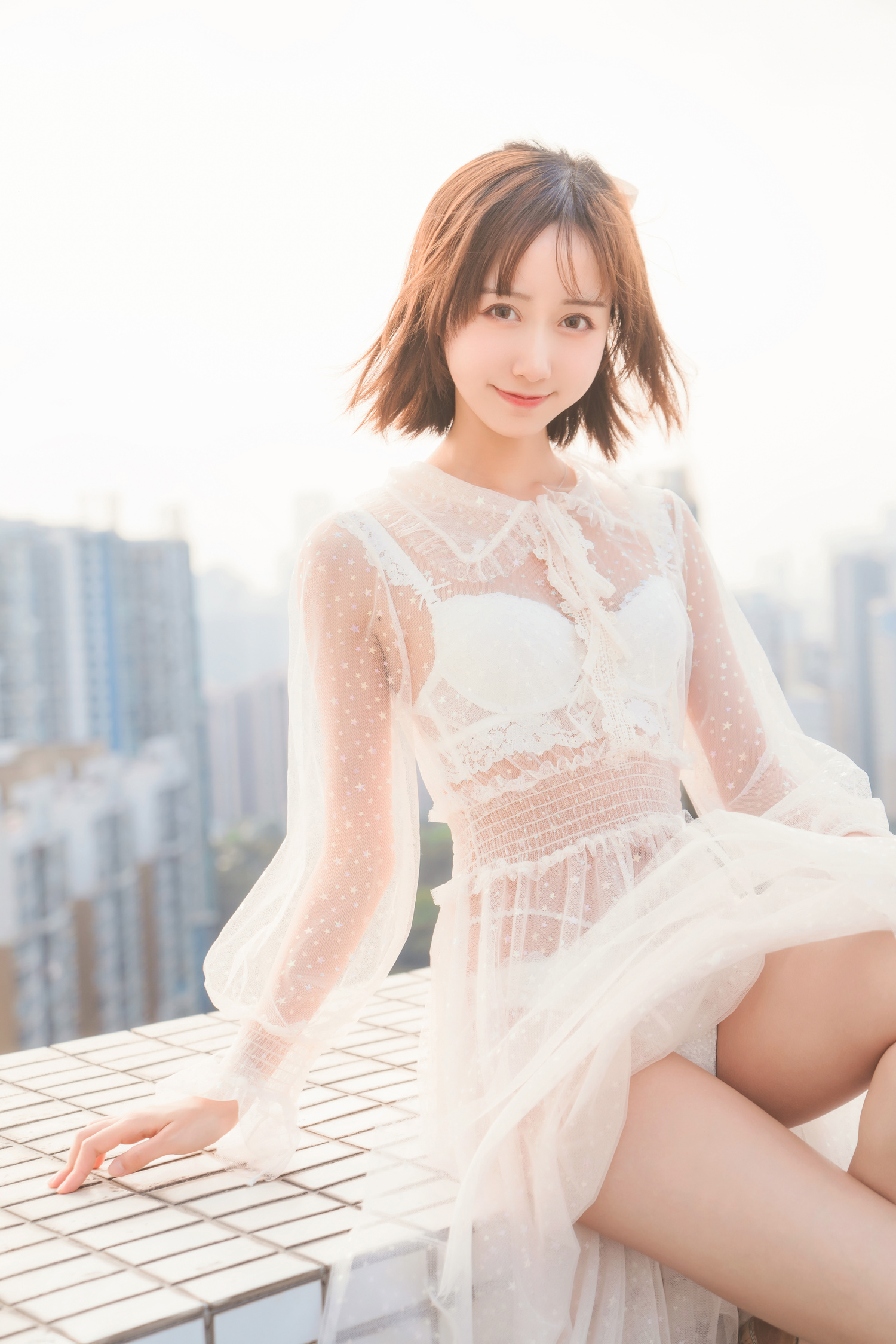 木绵绵OvO 天台日常 [68P]