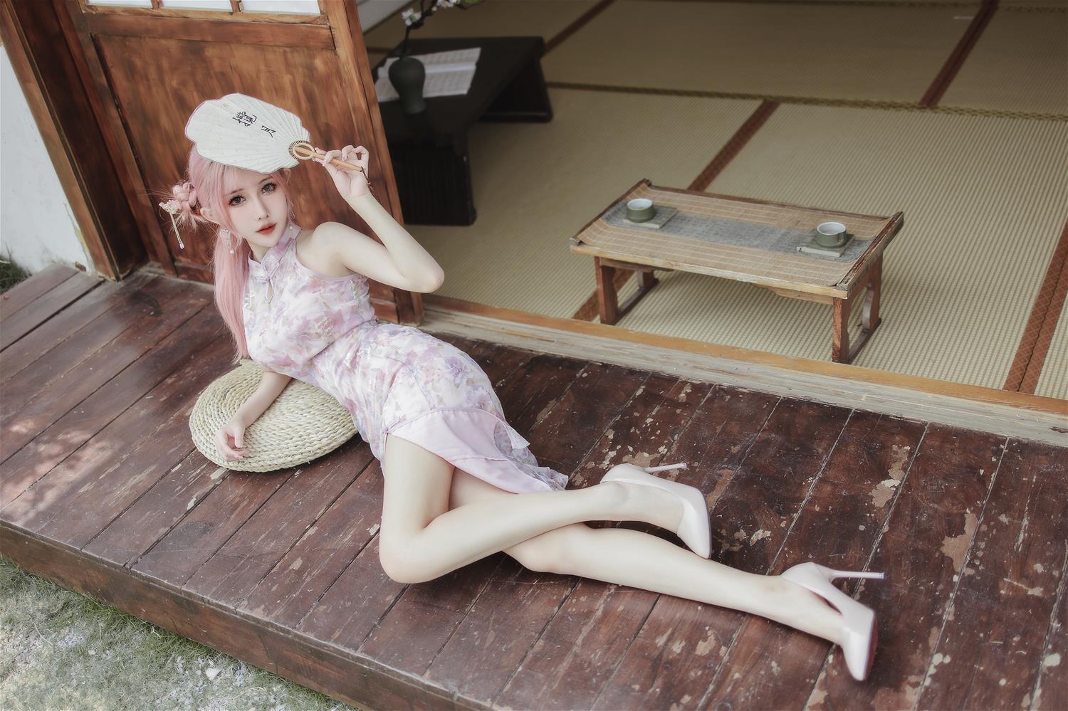 仙女月 粉色旗袍 [20P-170MB]