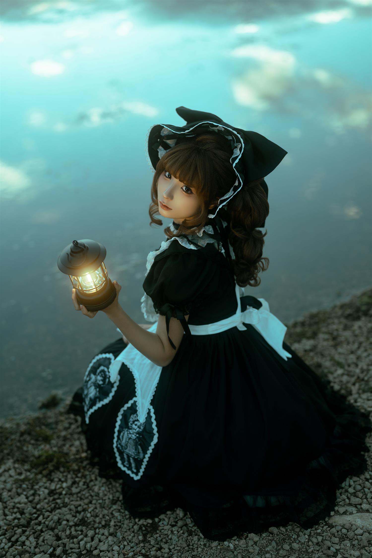 蠢沫沫 洱海黑色 [17P-92MB]